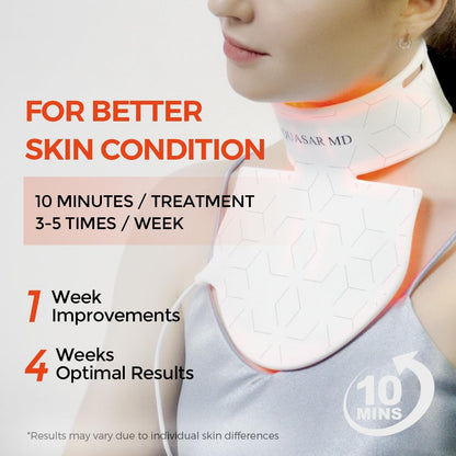 QuasarMD Red Light Therapy for Neck-Neck & Décolleté